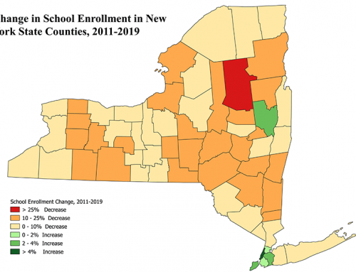 New York State sees net drop in school enrollments 2011-2019