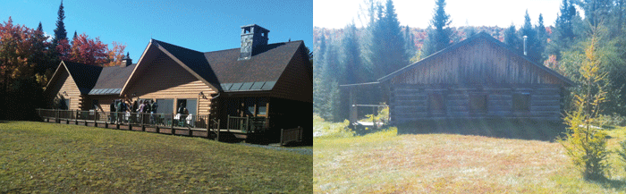 Boreas Lodge and historic cabin in North Hudson. PROTECT calls for demolition of the Boreas Lodge and restoration of the site and maintenance of the historic cabin for administrative purposes.