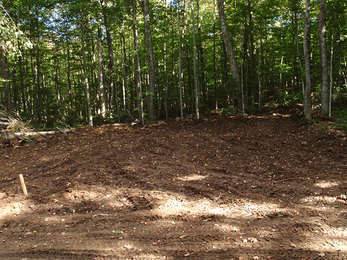 More road widening along Bear Creek Road in the Black River Wild Forest as part of the DEC reconstruction project.