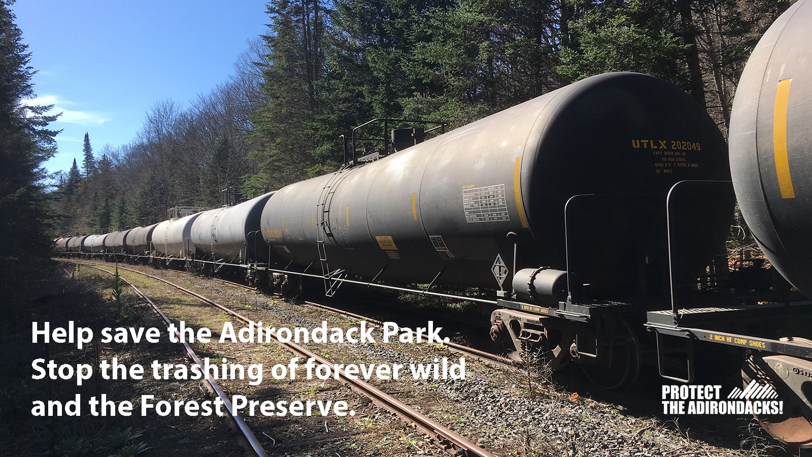 Three shipments of used oil tankers have been transported to the  Adirondacks for indefinite storage - Protect the Adirondacks!