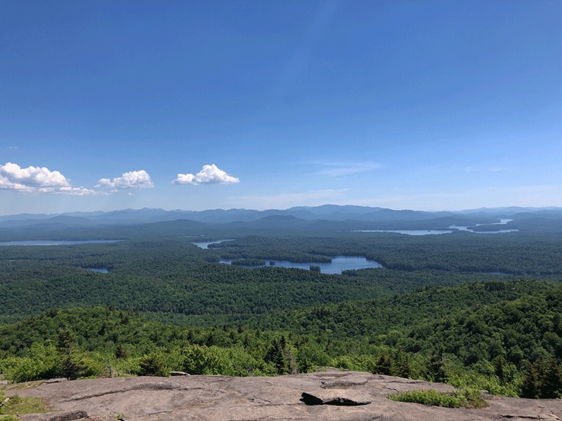 Hike up St. Regis Mountain in the Adirondack Park